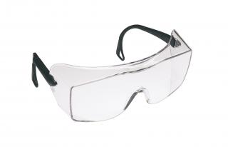 3M OX Protective 2000 Safety Glasses with Clear Anti-Fog Lens and Black Secure Grip Temple
