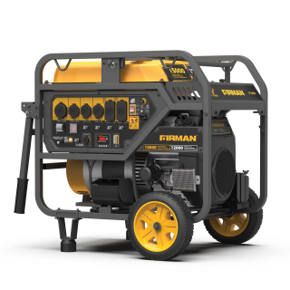 Firman Gas Portable Generator 15000/12000W V-Twin Electric Start CO Alert 50 ST CAN