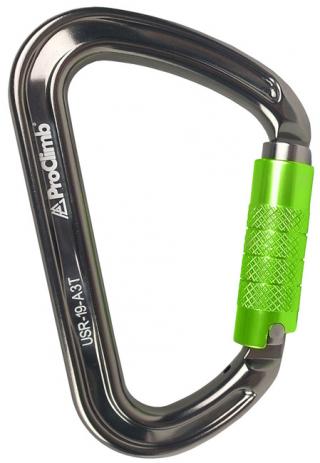 ProClimb Triple Lock I-Beamer Lite Big D Carabiner