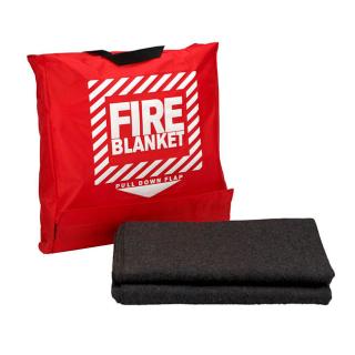 First Aid Only Wool Fire Blanket in Hanging Pouch - 62 inches x 80 inches