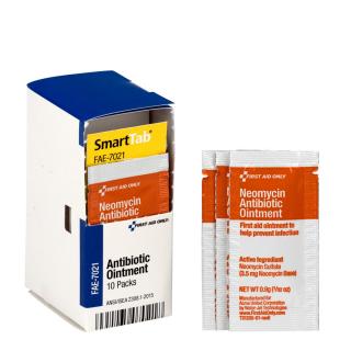 First Aid Only SmartCompliance Refill Antibiotic Ointment, 10 Per Box