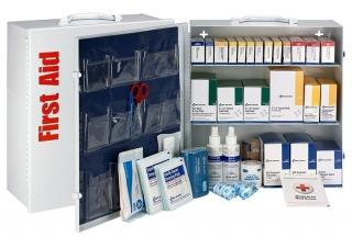 First Aid Only 100 Person ANSI B+ Metal First Aid Cabinet 