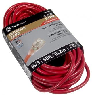 Southwire Outdoor Extension Cord 14/3 SJTW 125V 15A
