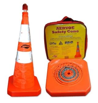 Aervoe 28 Inch Collapsible Traffic Safety Cone with LED