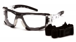 Pyramex Fyxate H2MAX Anti-Fog Lens Safety Glasses with Foam Pads