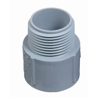 ABB Male Terminal Adapter PVC Sch 40 and 80 2 in Threaded Socket