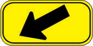 Reflective Arrow Sign