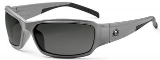 Ergodyne Skullerz Thor Safety Glasses with Smoke Lens and Matte Gray Frame