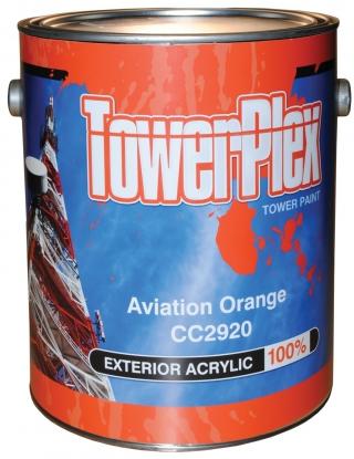 TowerPlex Aviation Orange Tower Paint - 1 Gallon Pail