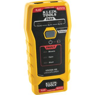Klein Tools VDV526-100 Network Cable Tester, LAN Explorer Data Cable Tester with Remote