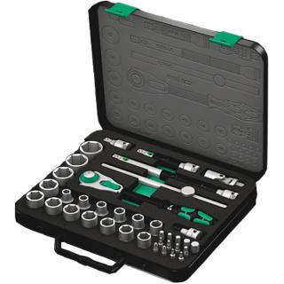 Wera Tools 8100 SC 2 Zyklop 1/2 Inch Drive Speed Ratchet Metric Set