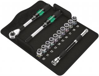 Wera Tools 8006 SC 1 Zyklop Hybrid Ratchet Set, 1/2 Inch drive, Metric, 13 Pieces