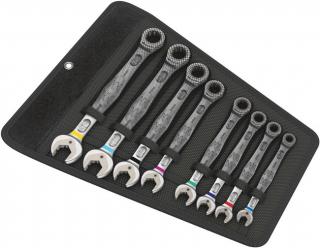 Wera Tools Joker Set of Ratcheting Combination Wrenches, Imperial, 8 Pieces