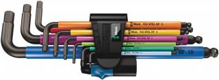 Wera Tools 950/9 Hex-Plus Multicolour HF 1 L-Key Metric 9 Piece Set