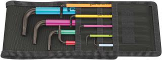 Wera Tools 950/9 Hex-Plus Multicolour Imperial 1 L-key Set, Imperial, BlackLaser, 9 Pieces