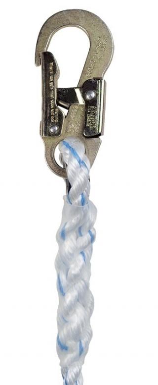 WestFall Pro 5/8 Inch 3-Strand Composite Vertical Lifeline with Snap Hook Ends