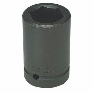 Wright Tool 1 Inch Drive 6 Point 75 mm Metric Deepwell Impact Socket