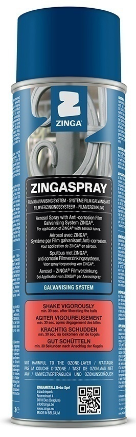 Zinga ZC Zingaspray Cold Galvanizing Aerosol - 12 Pack