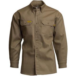 Lapco GOS7GY FR 7oz Uniform Shirt - Khaki