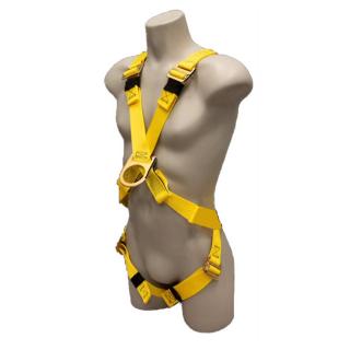 French Creek Full Body Cross Over 4PT Adjustable Harness with Pass-Thru Legs