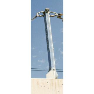 French Creek Concrete End Stanchion for Traverse Horizontal System