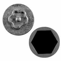 Channell Commercial Corp Self Lock Security Key 5 Point Star Pattern with 7/16 Inch Socket