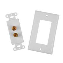 CTS Wall Plate (2 Port Audio)