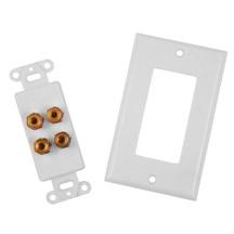 CTS Wall Plate (4 Port Audio)