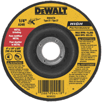 DeWALT 0.045 Inch Metal Thin Cut Wheel
