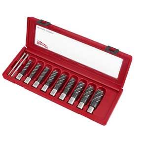 Milwaukee 9 Piece Annular Cutter Set