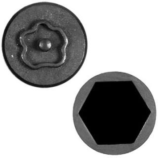 Channell Commercial Corp Self Lock Security Key  5 LD/Nutsetter Point Star Pattern with 7/16 Inch Socket