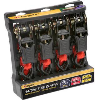 CargoLoc Ratchet Tie Downs (4 Pack)