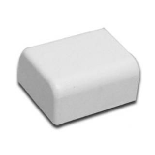 Premiere Raceway Products Suface Mount Raceway End-Cap (Box of 12) (White)