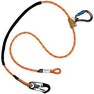 Jelco Adjustable Rope Safety with Aluminum Snap Hook #13242