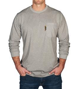 Benchmark FR Long Sleeve Shirt- Light Gray- 3118FR