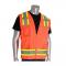 PIP ANSI Class 2 Two Tone 6 Pocket Yellow Surveyors Vest
