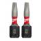Milwaukee SHOCKWAVE Insert Bit Square Recess #1 (2 Pack)