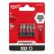 Milwaukee SHOCKWAVE Insert Bit Square Recess #2 (5 Pack)