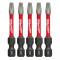 Milwaukee SHOCKWAVE Power Bit 2 Inch Square Recess #2 (5 Pack)