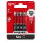 Milwaukee SHOCKWAVE Power Bit 2 Inch Square Recess #2 (5 Pack)