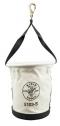 Klein Tools 5103S Heavy-Duty Tapered Wall Canvas Bucket