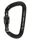 Rock Exotica RockD Screw Lock Aluminum Carabiner - Black