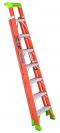 Louisville Ladder Fiberglass Cross Step Ladder, Type IA