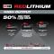 Milwaukee M18 REDLITHIUM HIGH OUTPUT XC6.0 Battery Pack