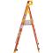 Werner 11 Foot Reach Height Fiberglass Podium Ladder 5 Foot Type IA