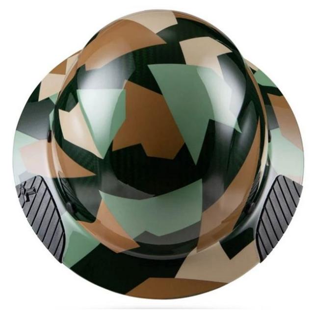 Lift Safety DAX Carbon Fiber Jungle Camo Full Brim Hard Hat GME Supply