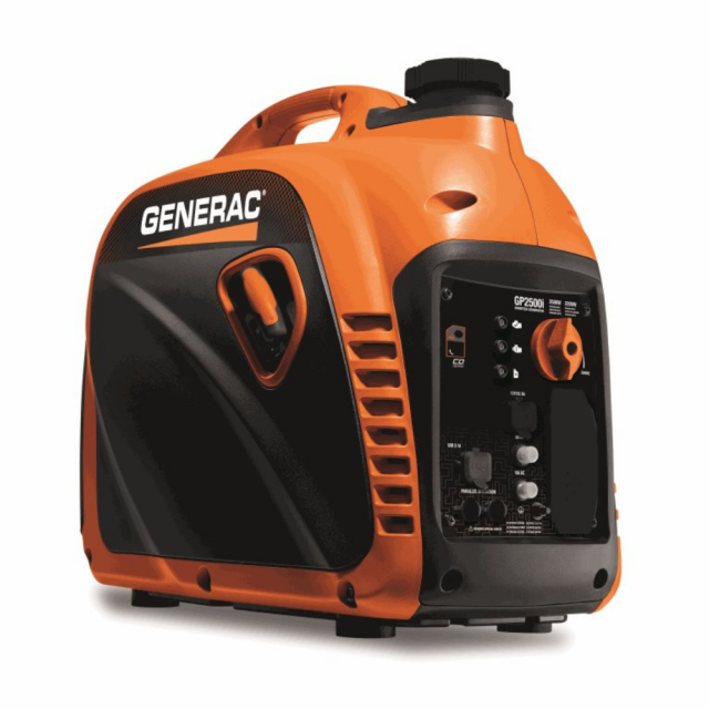 Generac 2500-Watt Portable Inverter Generator With COSENSE Technology ...