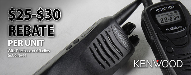 Kenwood ProTalk Two-Way Radio Rebate