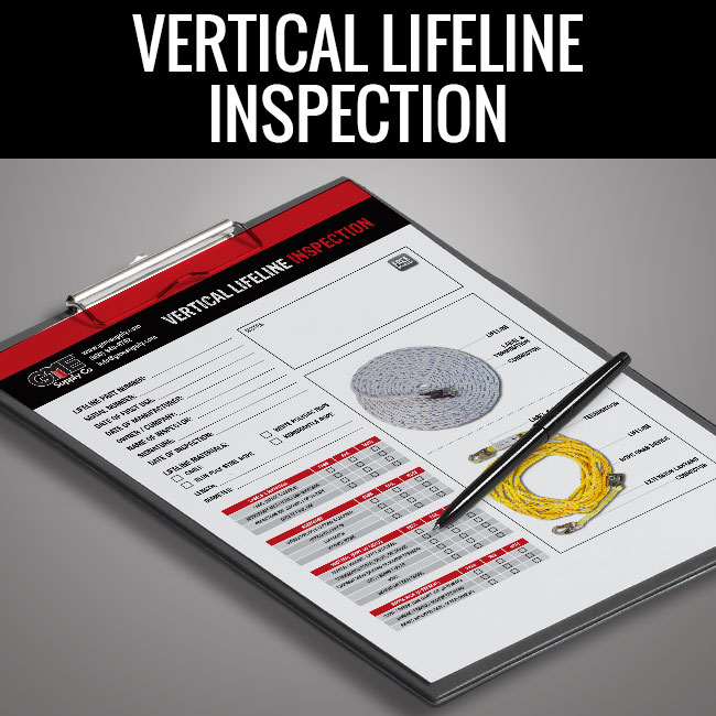 vertical lifeline inspection form by GME Supply