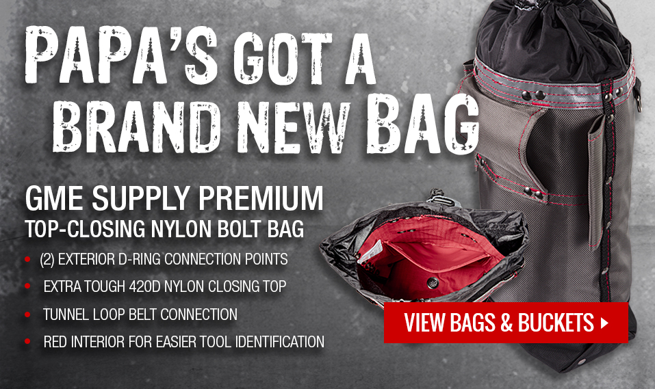 Shop Bags, Buckets, and Storage Solutions at GME Supply